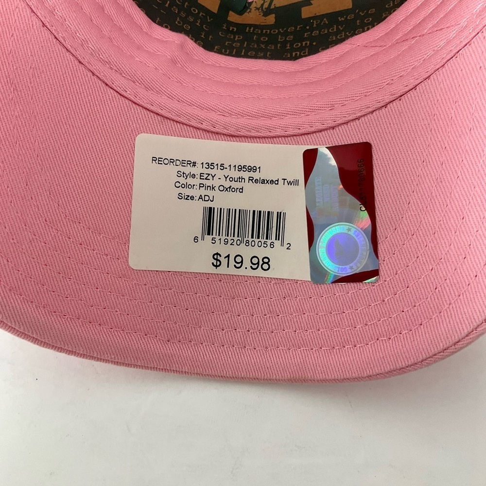 LEGACY Xavier U HBCU Light Pink Baseball Hat NWT Cotton Dad Cap Youth Adjustable - Picture 10 of 11